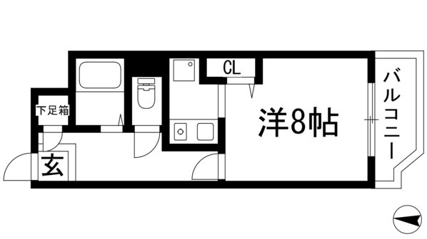 ツインオーク箕面2の物件間取画像